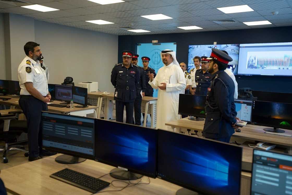 معالي رئيس الجمارك يقوم بزيارة تفقدية لإدارة جمارك المنافذ البحرية<